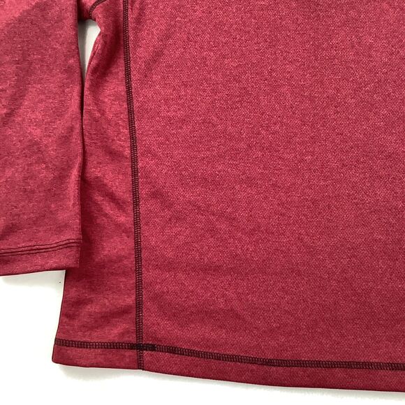 Pebble Beach Men’s Medium Performance 1/4 Zip Pullover Long Sleeve Burgundy Golf - Picture 16 of 16